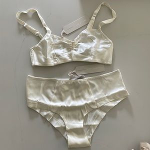 BRAND NEW Naked Princess silk bra and panty set